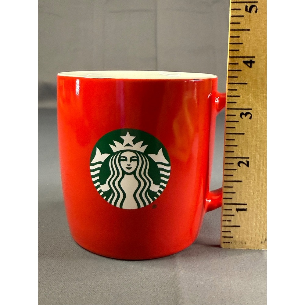 Starbucks Red Siren Coffee Mug 11oz Ceramic Cup 2021‎ Holiday Collection AB14 - Picture 3 of 10